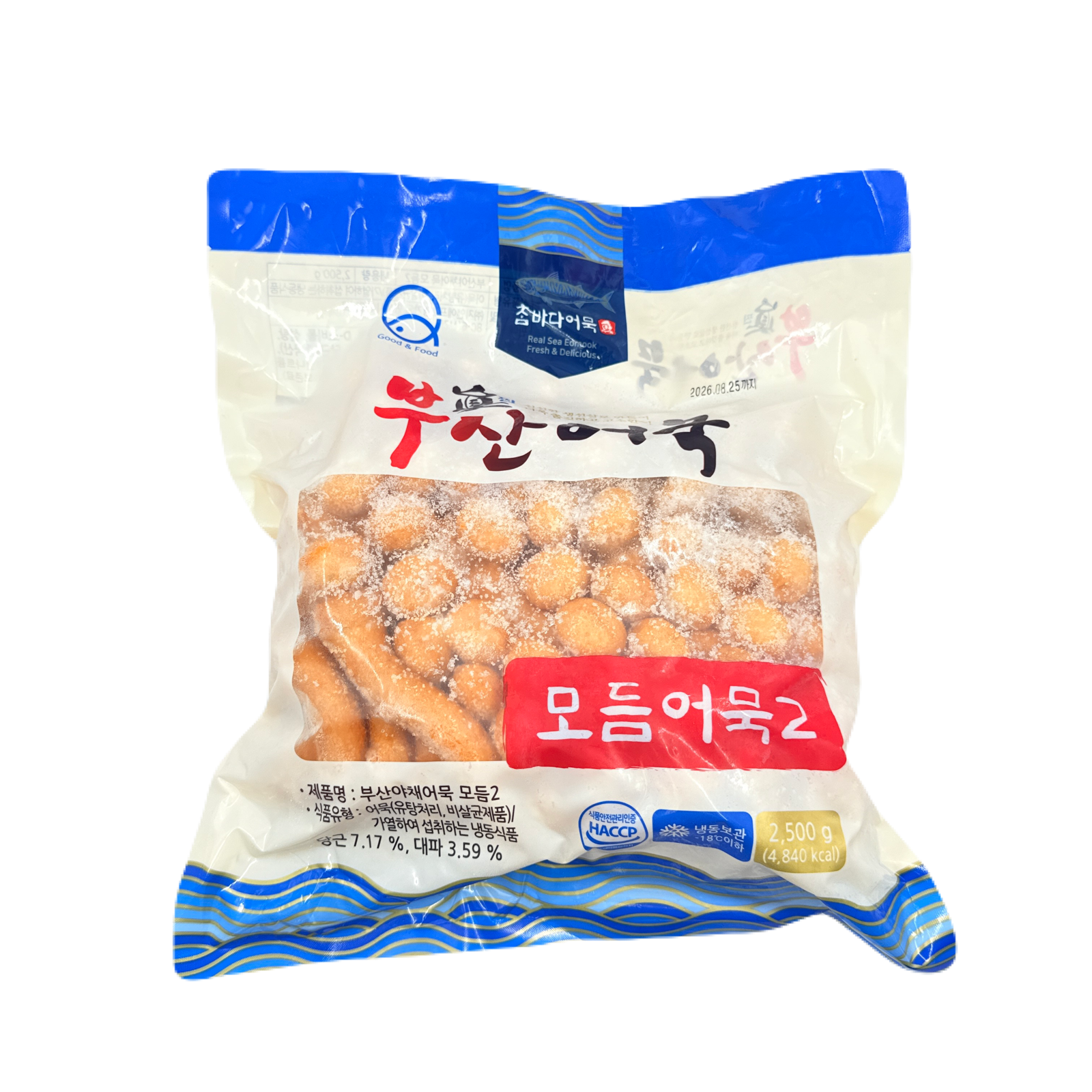 CHAMBADA FISH CAKE (2.45KG*4) 참바다 부산 야채 모듬 어묵